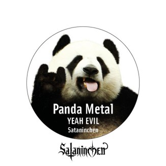 Panda Metal (Ansteck-Button) 38 mm