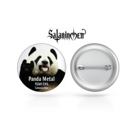 Panda Metal (Ansteck-Button) 38 mm