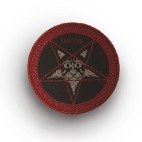 Patch Pentagram-Cat "yeah evil"
